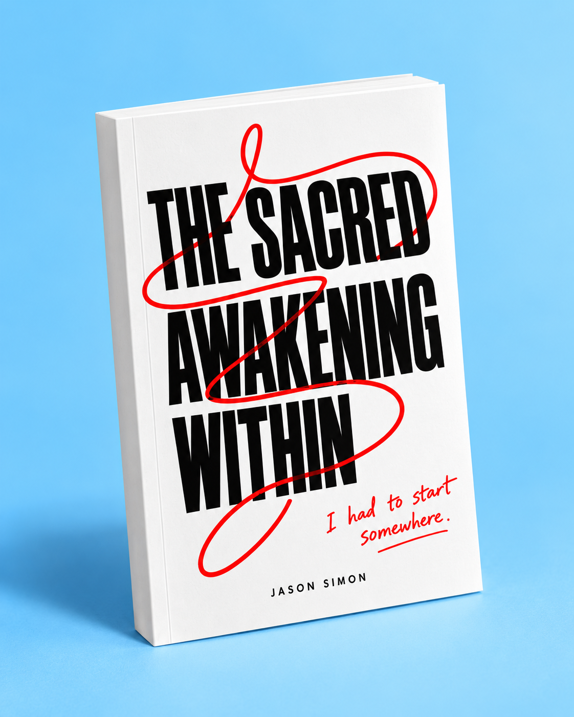 The Sacred Awakening Within by Jason Simon, book cover